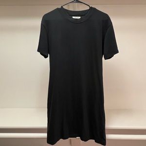 Madewell Size M Black T-Shirt Dress